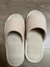 內泊【超舒服】乳膠棉麻拖鞋男士春秋超大碼防滑防臭亞麻布拖鞋女米41 曬單實(shí)拍圖
