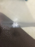 XD吊墜扣瓜子扣頭水晶玉墜對夾扣玉佩翡翠項鏈卡扣S925銀扣子 P2777 白金色【一個】 曬單實拍圖