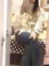 LPOX蝴蝶結(jié)不規(guī)則拼接撞色圓領(lǐng)衛(wèi)衣女秋冬新款韓系設(shè)計感寬松百搭上衣 卡其拼杏色 M 曬單實拍圖