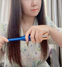 谷格（GUGE）德國 無(wú)線(xiàn) 夾板男生用   迷你 直發(fā) 夾板 夾板直發(fā)  拉直板 直發(fā)夾 發(fā)夾 電梳子直發(fā)梳 男士卷發(fā)棒 直卷兩用卷發(fā)棒墨藍色 曬單實(shí)拍圖