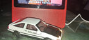 gudi1:20AE86合金仿真汽車(chē)模型頭文字D秋名山車(chē)神藤原豆腐店場(chǎng)景玩具 1:32AE-86白車(chē)黑蓋可亮跳燈 曬單實(shí)拍圖