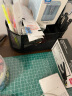 得力(deli)多功能九格组合笔筒  金属网办公桌面收纳盒  办公用品 黑色8902 实拍图