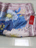 達(dá)芬奇密碼70cm真絲素縐緞中方巾秋冬100%桑蠶絲領(lǐng)巾氣質(zhì)百搭送禮教師節(jié)禮物 花顏如夏 粉紫 曬單實(shí)拍圖