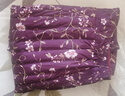 雅鹿中年老年羽絨褲女內膽冬季鴨絨彈力高腰褲內穿褲子 紫色花（膝部無(wú)蓋） 4XL (185) 曬單實(shí)拍圖