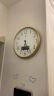 北极星（POLARIS）挂钟客厅钟表万年历现代石英钟时尚日历时钟创意挂表 6810金色 实拍图
