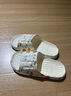 羽起 防滑拖鞋女夏季室內(nèi)家居EVA柔軟舒適浴室踩屎感厚底情侶涼拖鞋男 白色【西瓜小熊】 36-37 標(biāo)準(zhǔn)碼 曬單實拍圖