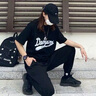 皮爾卡丹品牌休閑褲男秋冬棉質(zhì)加絨保暖棉質(zhì)針織哈倫褲寬松彈力透氣松緊帶 拉鏈口袋-黑色束腳 XL 曬單實(shí)拍圖