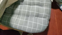 朵菲雅連體坐墊靠墊靠背一體屁股墊辦公室久坐椅子宿舍座椅墊學(xué)生厚屁墊 灰三角【正反兩用】 加高版【35*40*50】 曬單實(shí)拍圖