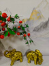 天祥緣 銅大象擺件黃銅新款財(cái)富象家居客廳辦公室學(xué)生禮物裝飾品擺件 7號(hào)銅財(cái)富象一對(duì) 曬單實(shí)拍圖