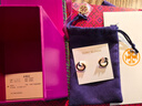 Tory Burch 湯麗柏琦 KIRA雙T LOGO 圈形耳環(huán)TB 155514 Tory 金 720 OS 曬單實(shí)拍圖