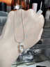 憶瑾S925銀項鏈女小眾設計感毛衣鏈秋季輕奢鎖骨鏈配飾品女友生日禮物 S925銀項鏈【精美禮盒】 曬單實(shí)拍圖