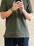 愛(ài)登堡男士短袖夏季新款商務(wù)標準型日常休閑寬松純色領(lǐng)保羅t恤衫上衣服 墨藍 XL (175) 曬單實(shí)拍圖