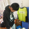 雅鹿衛(wèi)衣男秋季加厚加絨男裝連帽寬松上衣秋天長(zhǎng)袖T恤春秋款潮流衣服 黑色 XL [建議體重115-130斤] 曬單實(shí)拍圖
