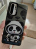 形物 適用華為p30pro手機殼 huawei p30pro保護套 全包防摔硬殼炫彩鐳射潮流涂鴉-靜夜黑-衛(wèi)衣熊貓 曬單實拍圖