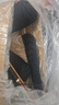 優(yōu)悅居自織圍巾毛線團(tuán)手工編織diy材料包送男友情人粗線圍脖圣誕節(jié)禮物 08黑色一條圍巾用量+皮標(biāo)+工具 曬單實(shí)拍圖