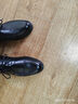 皮爾卡丹（pierre cardin）男鞋25新貨冬季加絨保暖二棉商務(wù)正裝系帶耐磨防滑頭層牛皮鞋正品 黑色 橡膠底 39 曬單實(shí)拍圖