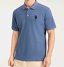 U.S. POLO ASSN.短袖POLO衫男夏季商務(wù)休閑上衣T恤保羅男裝海瀾禮物霧霾藍 2XL 曬單實(shí)拍圖