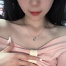 中國黃金（CHINA GOLD）pt950鉑金項鏈女四葉草白金吊墜七夕情人節(jié)禮物送女友老婆生日 [京速達]鉑金四葉草吊墜+鉑金鏈 曬單實拍圖