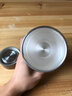 莉翠行銀茶杯商務(wù)男亮黑色999足銀內(nèi)膽銀水杯情侶60克時(shí)尚便攜辦公杯 亮黑色60克350ml（京倉(cāng)速達(dá)） 曬單實(shí)拍圖