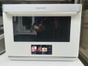宜盾普（EdenPURE）微蒸烤一体机微波炉家用变频烤蒸微波水波炉微波电烤箱一体机32L星鲜厨 慕光银灰丨两百孔细腻蒸汽丨6寸彩屏版丨WZ32A 实拍图