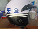 金震防暴頭盔保安巡邏執勤盔摩托盔春秋盔 交通協(xié)管安全防護頭盔 白色帶徽帶字(字樣請留言) 白色面罩無(wú)徽無(wú)字款 曬單實(shí)拍圖