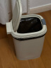 百家好世垃圾桶带盖家用2024厕所卫生间厨房卧室客厅脚踏式有盖脚踩大容量 实拍图