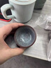 洛湘龍泉青瓷主人杯單杯哥窯冰裂紋茶杯高端男士功夫茶杯單個(gè)品茗杯 冰裂紋圓融杯 曬單實(shí)拍圖