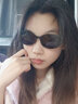 凡拉輕奢GM貓眼近視墨鏡女款太陽眼鏡防紫外線偏光高清王嘉爾同款 黑框黑灰片【升級款偏光鏡片】 板材鏡框 拒絕塑料感 曬單實拍圖
