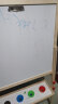 QZMTOY巧之木 实木超大号画板黑板 双面磁性可升降儿童画板写字板家用 早教绘画工具文具画架 男女孩礼物 实拍图