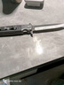野外求生防身折疊小刀釣魚(yú)便攜刀瑞士軍刀多功能車(chē)載用品戶(hù)外刀具 Sog 二代黑色鋼制柄 單刀一把 曬單實(shí)拍圖