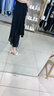 皮爾卡丹（pierre cardin）雪紡連衣裙子女裝夏裝2025年夏季新款爆顯瘦氣質(zhì)洋氣長裙 黑色 4XL (140-150斤) 曬單實拍圖