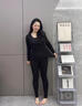 雪茜曼保暖內衣女秋冬加絨加厚無(wú)縫美體套裝修身顯瘦打底衣雙層防寒 曬單實(shí)拍圖