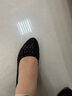 爾煦老北京布鞋女上班鞋夏季防滑軟底女士單鞋透氣粗跟工作鞋大碼鞋春 1102黑色 37 曬單實(shí)拍圖