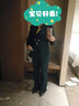 安依蓮職業(yè)套裝女小西裝秋冬新款時(shí)尚女神范名媛西服正裝白領(lǐng)西裝套裝 藍(lán)色西裝+9966短裙+8962黑襯衫 XL 曬單實(shí)拍圖
