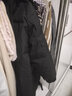 古德羅 GUDEILUO冬季過膝中長款情侶羽絨服韓版潮學生連帽加厚保暖寬松外套 黑色 3XL 適合180-220斤 曬單實拍圖