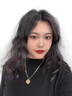OSZ雙層圓牌字母項鏈女秋冬季小眾設(shè)計感疊戴鎖骨鏈感輕奢毛衣鏈 金色 曬單實拍圖