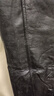 羅蒙（ROMON）秋冬季加絨加厚保暖防水外賣(mài)騎手摩托機車(chē)防風(fēng)皮褲男純黑色休閑褲 黑色895(加絨) 4XL 170-190斤 曬單實(shí)拍圖