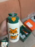 杯具熊（BEDDYBEAR） 聯(lián)名款兒童保溫杯帶吸管不銹鋼三用水杯生肖學(xué)生便攜網(wǎng)紅水杯子 四葉草-瞌睡虎630ml無(wú)縫內膽 曬單實(shí)拍圖