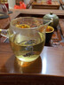 久堂 手工木把加厚玻璃公道杯鑲銀功夫茶具配件茶海分茶器日式公杯 木把鑲銀玻璃公道杯-高款（荷蓮） 曬單實(shí)拍圖