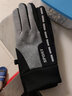 北諾運動(dòng)手套男冬季保暖手套運動(dòng)騎行防風(fēng)防寒手套可觸屏防滑耐磨手套 黑色 曬單實(shí)拍圖