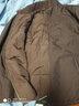 鼎銅羽絨服男短款立領(lǐng)薄款輕便冬季新品男士夾克外套紅色中老年白鴨絨  暗紅色 84591-15 170 曬單實(shí)拍圖