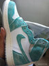 耐克（NIKE）【潮】Air Jordan aj1板鞋男女新款中高幫休閑運(yùn)動(dòng)耐磨籃球鞋 DJ4695/554724-122白黑紅 36.5 GS女 曬單實(shí)拍圖