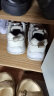 斯凯奇（Skechers）女鞋经典熊猫鞋女百搭厚底增高休闲运动复古蕾丝老爹鞋女11959 11959-白色/WHT 35 实拍图