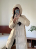 Teenie Weenie小熊女裝冬季少女感棉花糖羽絨服學(xué)院風(fēng)中長款面包服 乳白色 M (165) 曬單實拍圖