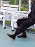 愛(ài)步（ECCO）BIOM C戶(hù)外運動(dòng)鞋男 男鞋登山鞋徒步高幫鞋 800344 黑色/芒果黃80034461092 41 曬單實(shí)拍圖