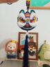 哈尼手工（HoneyDIY）哈尼 醒獅平安符刺繡diy手工小件自繡獅子護身符荷包刺繡 藍醒獅流蘇款 曬單實拍圖