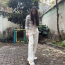 木林森洞洞鞋女款夏季外穿舒適休閑厚底包頭拖手術(shù)室厚底沙灘鞋 米黃色 37-38 曬單實(shí)拍圖