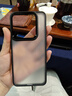 韻寧 適用小米15手機殼小米14pro保護殼遠峰藍純色邊框xiaomi14磨砂透明高級感小米13情侶男女款保護殼 金屬鏡框【透明磨砂】黑色邊框 小米 14 Pro 曬單實拍圖