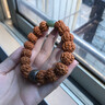 月石緣五瓣大金剛菩提手串男士盤(pán)玩滿(mǎn)肉精品原籽佛珠和田玉本命佛女手鏈 屬鼠-千手觀(guān)音 曬單實(shí)拍圖
