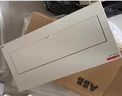 ABB配電箱 家用強電布線(xiàn)箱 瑜致系列金屬面蓋 暗裝強電箱 白色 24回路 曬單實(shí)拍圖